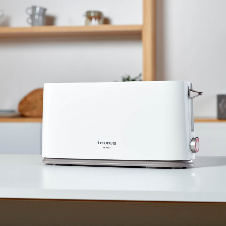 Taurus Brødrister Mytoast Enkelslot Lang Hvit