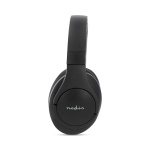 Nedis Trådløse Over-Ear hodetelefoner | Maksimal batteritid: 28 timer | Innebygd mikrofon | Trykk kontroll | Hybrid (ENC + ANC) | Stemmestyring | Volumkontroll | Sort Nedis Trådløse Over-Ear hodetelefoner | Maksimal batteritid: 28 timer | Innebygd mikrofon | Trykk kontroll | Hybrid (ENC + ANC) | Stemmestyring | Volumkontroll | Sort