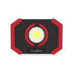 Nedis Work Lampe | 10 W | Batteri drevet | 5 V DC | N/A | Oppladningsbar | Lett varighet: 10 h | 1000 lm | Lysrekkevidde: 30 m