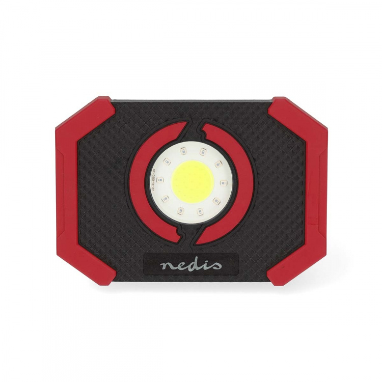 Nedis Work Lampe | 10 W | Batteri drevet | 5 V DC | N/A | Oppladningsbar | Lett varighet: 10 h | 1000 lm | Lysrekkevidde: 30 m