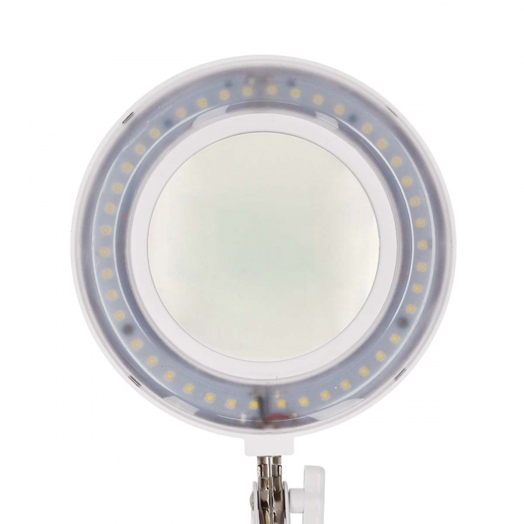Nedis Forstørrelsesbordlampe | Linsestyrke: 3 Diopter | 6500 K | 6 W | 700 lm | Hvit Nedis Forstørrelsesbordlampe | Linsestyrke: 3 Diopter | 6500 K | 6 W | 700 lm | Hvit