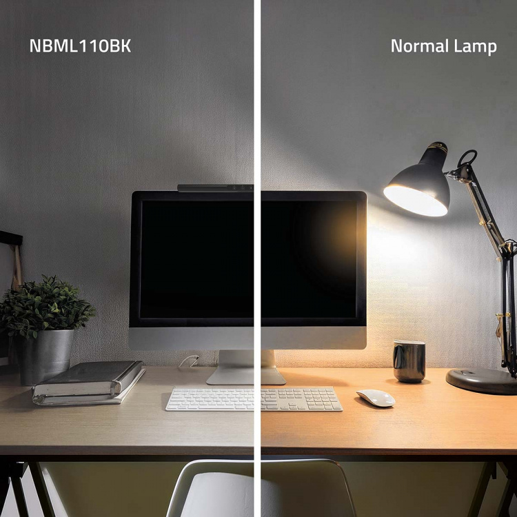Nedis Skjermlysbjelke | 40 cm | Dimbar | LED | Berøringskontroll | ABS / Aluminium