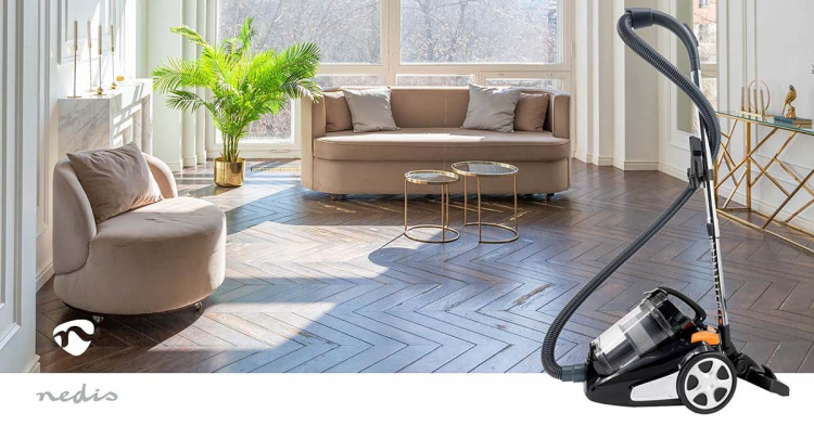 Nedis Støvsuger uten pose | Uten Pose | 700 W | Støvkapasitet: 3.0 l | Kombi Pensel | aksjonsradius: 8.50 m | HEPA luftfilter | Antrasitt / Oransje / Sort Nedis Støvsuger uten pose | Uten Pose | 700 W | Støvkapasitet: 3.0 l | Kombi Pensel | aksjonsradius: 8.50 m | HEPA luftfilter | Antrasitt / Oransje / Sort