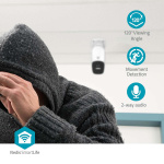 Nedis SmartLife Utendørs kamera | Søkelys | 4MP Quad HD 1440p / 2560x1440 | IP66 | Maks. batteri levetid: 10 Måned | Cloud Storage (valgfritt) / microSD (ikke inkludert) | 5 V DC | Med bevegelses sensor | Nattsyn | Hvit Nedis SmartLife Utendørs kamera | Søkelys | 4MP Quad HD 1440p / 2560x1440 | IP66 | Maks. batteri levetid: 10 Måned | Cloud Storage (valgfritt) / microSD (ikke inkludert) | 5 V DC | Med bevegelses sensor | Nattsyn | Hvit