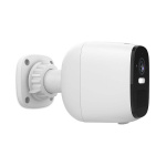 Nedis SmartLife Utendørs kamera | Søkelys | 4MP Quad HD 1440p / 2560x1440 | IP66 | Maks. batteri levetid: 10 Måned | Cloud Storage (valgfritt) / microSD (ikke inkludert) | 5 V DC | Med bevegelses sensor | Nattsyn | Hvit Nedis SmartLife Utendørs kamera | Søkelys | 4MP Quad HD 1440p / 2560x1440 | IP66 | Maks. batteri levetid: 10 Måned | Cloud Storage (valgfritt) / microSD (ikke inkludert) | 5 V DC | Med bevegelses sensor | Nattsyn | Hvit