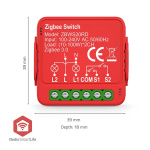Nedis SmartLife Innebygd Modul | Dobbel bryter | 2 x 100 W | Terminalforbindelse | App tilgjengelig for: Android™ / IOS