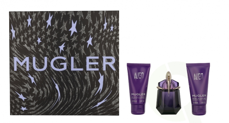 Thierry Mugler Alien Giftset 130 ml Edp Spray 30ml/Lotion 50ml/Shower Gel 50ml