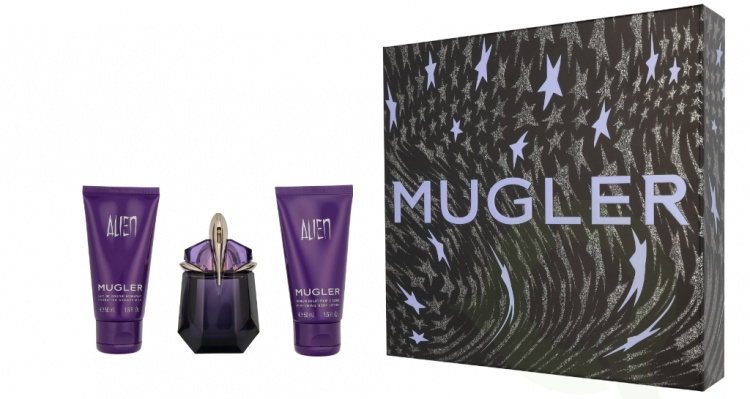 Thierry Mugler Alien Giftset 130 ml Edp Spray 30ml/Lotion 50ml/Shower Gel 50ml