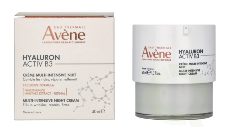 Avene Hyaluron Activ B3 Multi-Intensiv nattkrem 40 ml