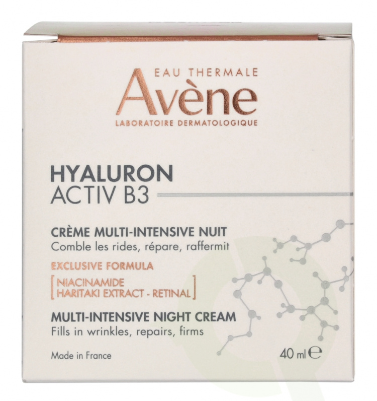 Avene Hyaluron Activ B3 Multi-Intensiv nattkrem 40 ml