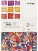 CARIOCA Plus - Tusjeblokk 70g, A4, 70 sider (809320)