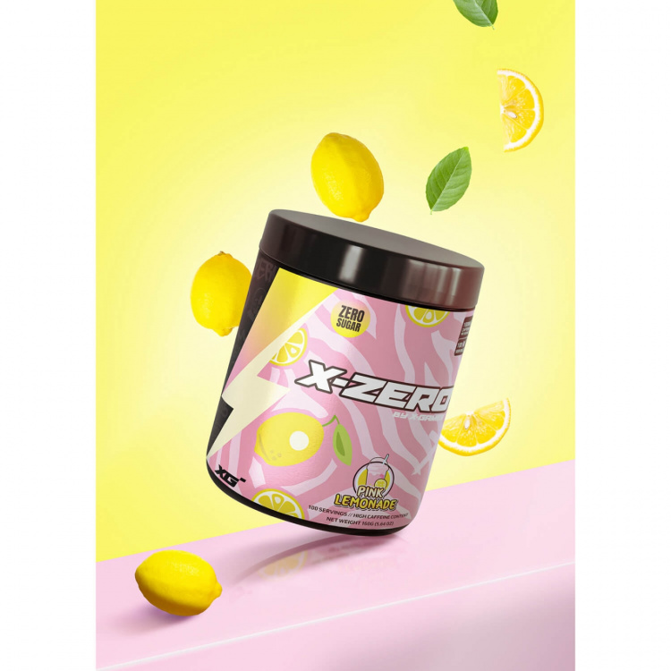 X-GAMER Energidrikkpulver X-Zero 160 gram Pink Lemonade X-GAMER Energidrikkpulver X-Zero 160 gram Pink Lemonade