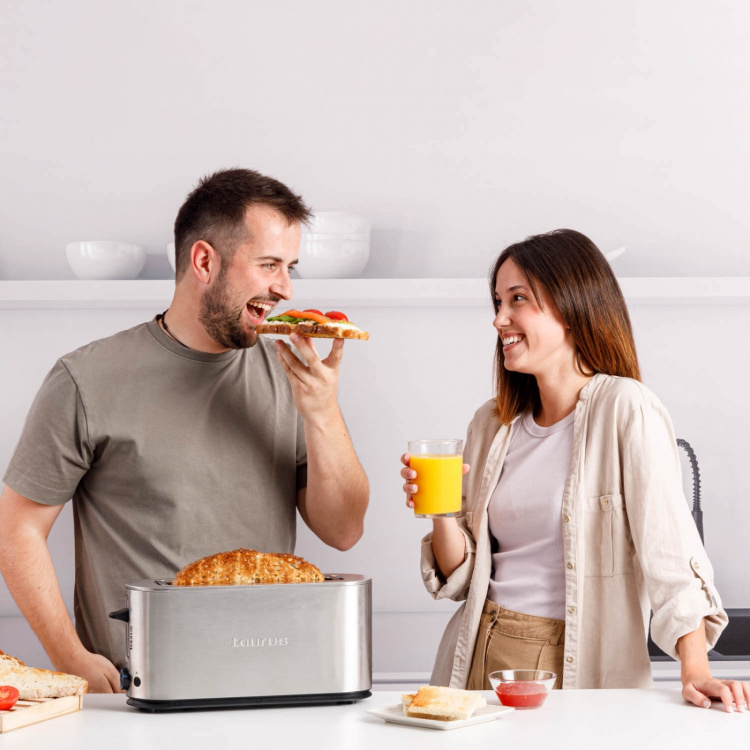 Taurus Brødrister Mytoast Legend Enkelslot Lang Rustfritt Stål Taurus Brødrister Mytoast Legend Enkelslot Lang Rustfritt Stål