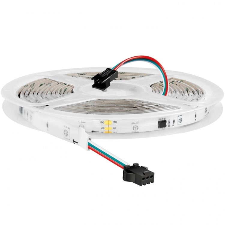 LogiLink Smart digital RGB LED-stripe adresserbar 400 lm 5m LED WiFi Tuya