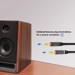 LogiLink Høyttalerkabel 2 x 2,5 mm² med banankontakter Svart 5 meter LogiLink Høyttalerkabel 2 x 2,5 mm² med banankontakter Svart 5 meter