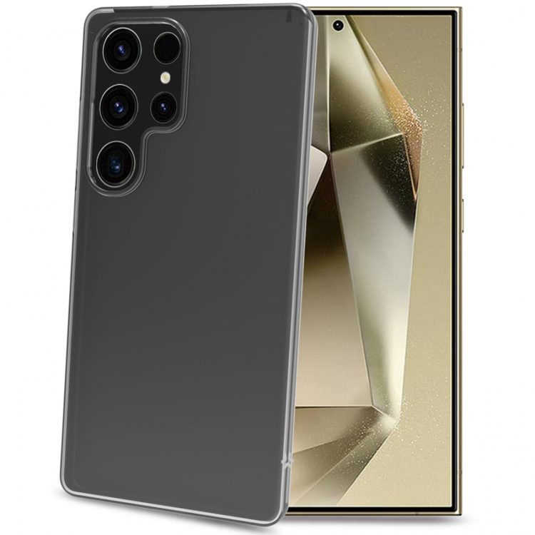 Celly Gelskin TPU-deksel Galaxy S25 Ultra Transparent