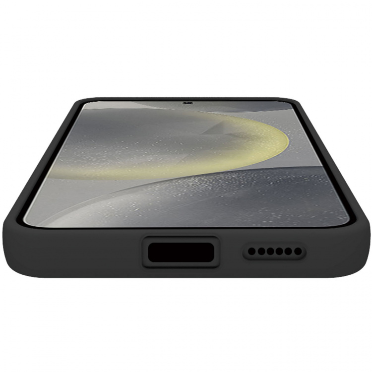 Celly Cromo Soft gummideksel Galaxy S25 Svart