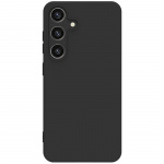 Celly Cromo Soft gummideksel Galaxy S25 Svart