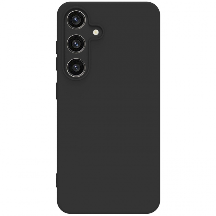 Celly Cromo Soft gummideksel Galaxy S25 Svart