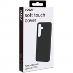 Celly Cromo Soft gummideksel Galaxy S25 Svart