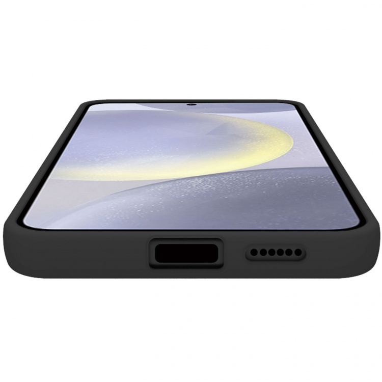 Celly Cromo Soft gummideksel Galaxy S25+ Svart