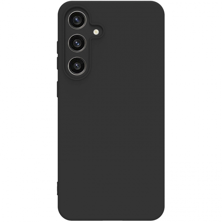 Celly Cromo Soft gummideksel Galaxy S25+ Svart