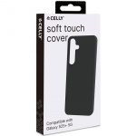 Celly Cromo Soft gummideksel Galaxy S25+ Svart