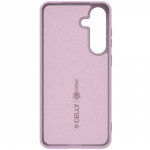 Celly Cromo Soft gummideksel Galaxy S25+ Rosa