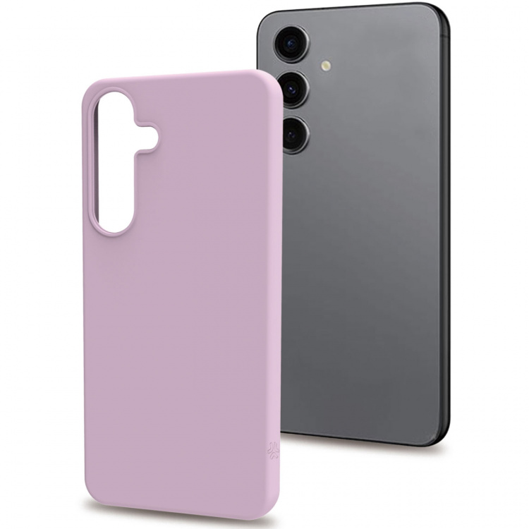 Celly Cromo Soft gummideksel Galaxy S25+ Rosa