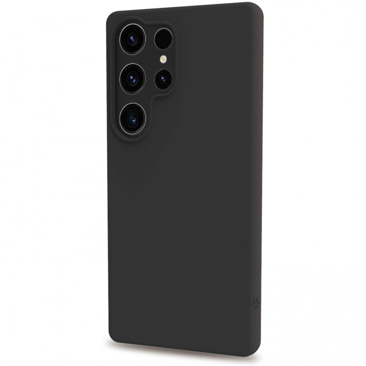 Celly Cromo Soft gummideksel Galaxy S25 Ultra Black