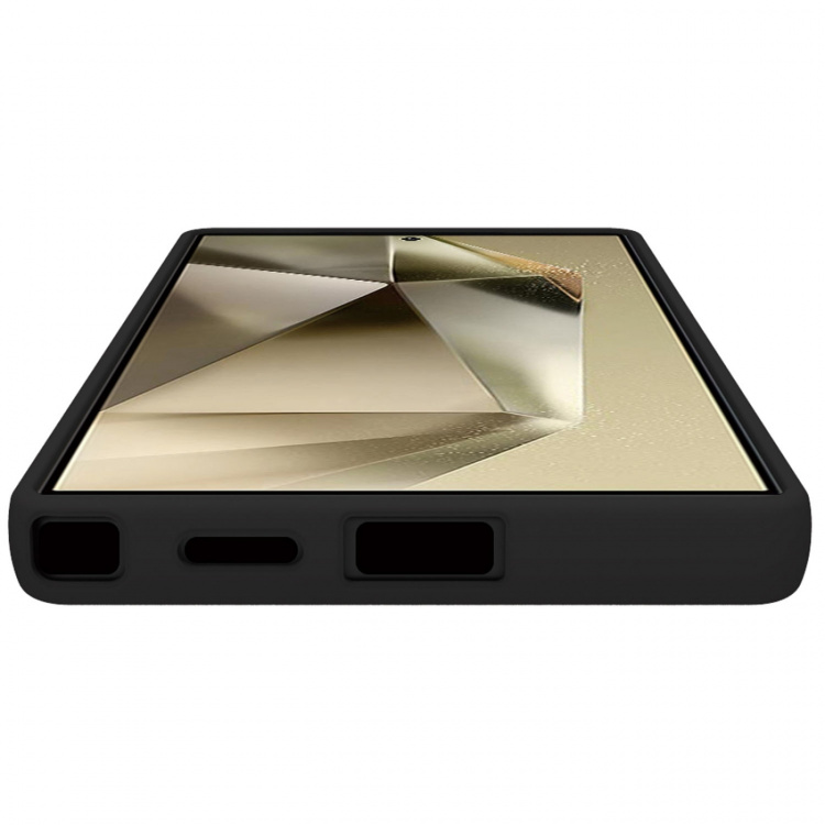 Celly Cromo Soft gummideksel Galaxy S25 Ultra Black