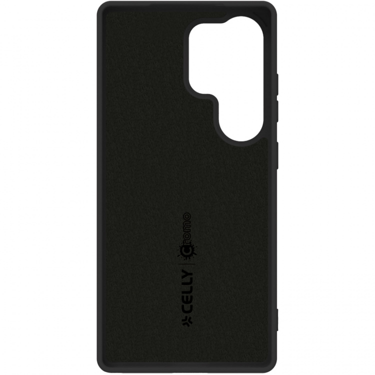 Celly Cromo Soft gummideksel Galaxy S25 Ultra Black