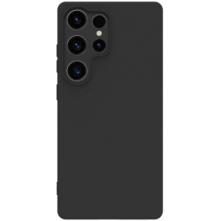 Celly Cromo Soft gummideksel Galaxy S25 Ultra Black