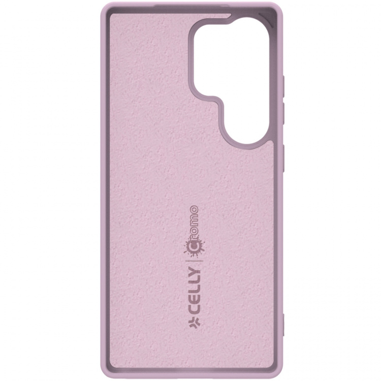 Celly Cromo Soft gummideksel Galaxy S25 Ultra Pink
