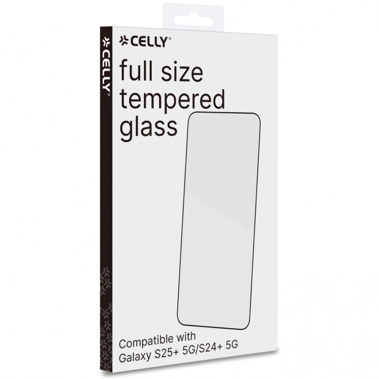 Celly Skjermbeskytter i helglass herdet glass Galaxy S25+