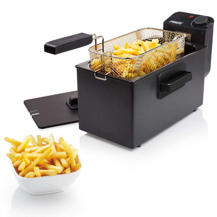 Princess Frityrgryte 3l 182727 Rustfritt stål. Svart