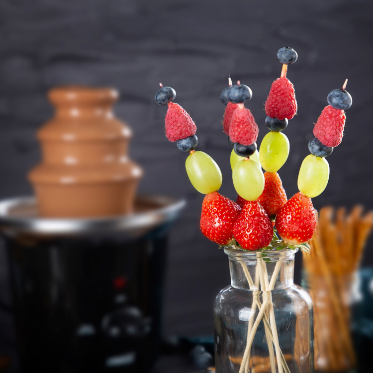 Princess Sjokoladefontene 292994 svart bolle i rustfritt stål med hurtigoppvarming Princess Sjokoladefontene 292994 svart bolle i rustfritt stål med hurtigoppvarming