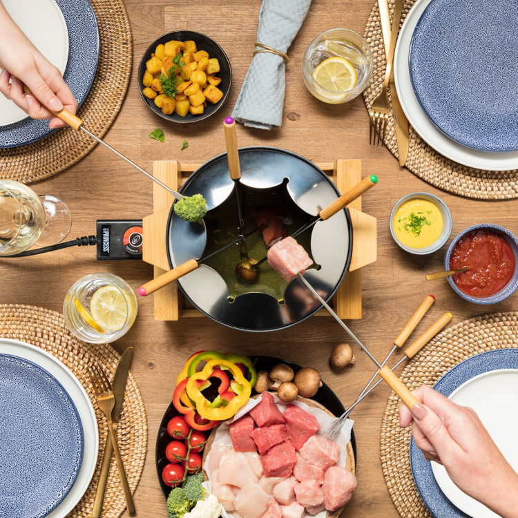 Princess Fonduesett Pure Bamboo 173025 1,5l 8stk pinner