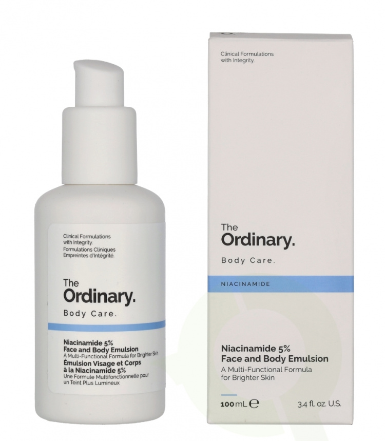 The Ordinary Niacinamid 5 % ansikts- og kroppsemulsjon 100 ml
