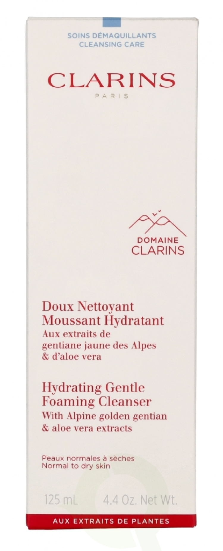 Clarins Hydrating Gentle Foaming Cleanser 125 ml Normal To Dry Skin