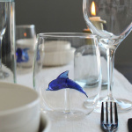 Winkee Drikkeglass - Håndlaget delfin