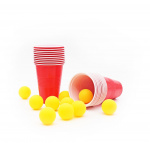 Winkee Beer Pong-sett - Classic Beer Pong - 20 kopper og 10 baller Winkee Beer Pong-sett - Classic Beer Pong - 20 kopper og 10 baller