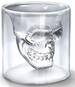 Winkee Hodeskalle-shotglass - 25 ml, sett med 4 stk
