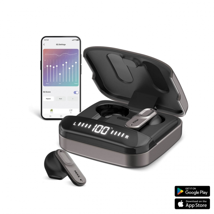 MIXX Hodetelefon Ultra Hybrid Streambuds In-Ear TWS Svart