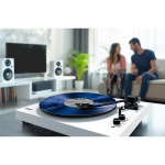 MIXX Platespiller Vinyl Inkl. Høyttalere System 5 Stereo Hvit - Fyndvara 