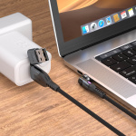 STATIK Kabel PowerPivot Pro Nylonflettet USB-C Til USB-C Svart 1m