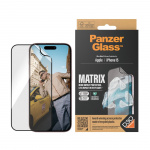 PanzerGlass ECO MATRIX skjermbeskytter med D3O® iPhone 15 - Ultra-Wide Fit m. AlignerKit
