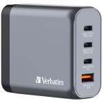 Verbatim GNC-140 GaN-lader med 4 porter og 140 W USB-A/USB-C
