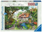 Ravensburger Puslespill Flower Hill Lane 1000p (12000131)