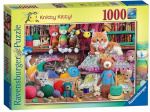 Ravensburger Puslespill - Knitty Kitty, 1000 brikker (12000102)